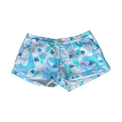 Rosa Cha Women  Shorts AOP Boho Hippie Western Festival y2k Size P Blue & White