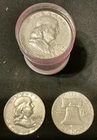 New Listing1957 Franklin Silver Half Dollars Roll (20)