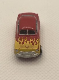 Micro Machines '49 Red Lead Sled Mercury w/ Yellow Flames LGT, 1994, Galoob