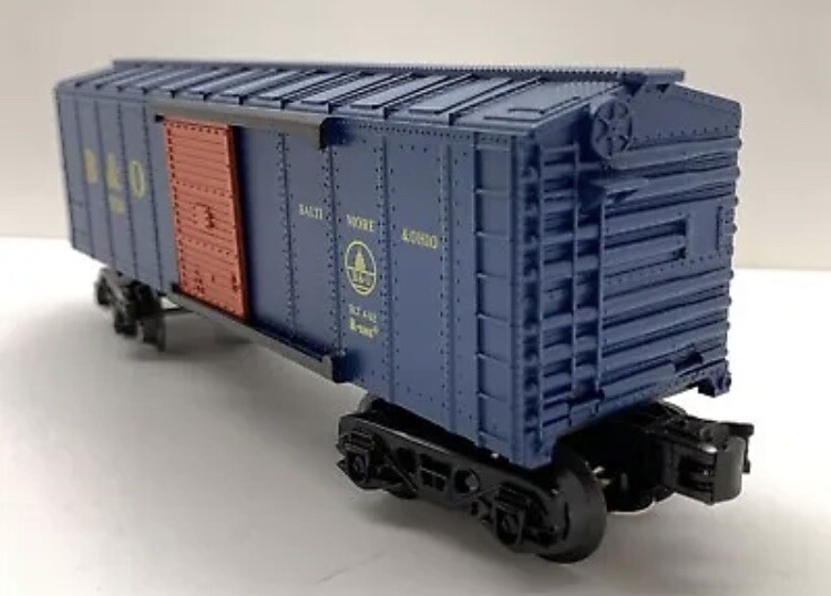 K-Line K-5120 Box Car With Plastic Chassis Baltimore & Ohio B&O O Gauge ...