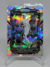 2023 Panini Prizm CRACKED ICE SILVER Lefty Williams Chicago White Sox #227 E3D