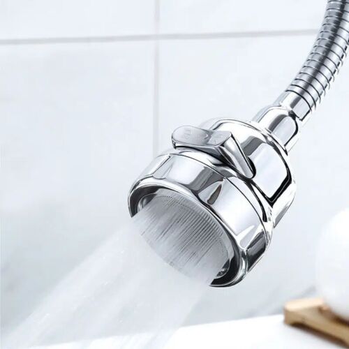3 Geschwindigkeiten 360° Drehbar Einstellung Wasserhahn Verlängerung Wasserspar Wasserhahn Set - Bild 8 von 9