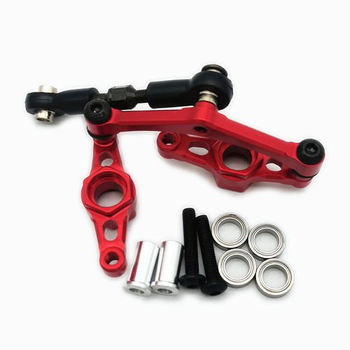 Aluminum Steering Assembly with Bearings and Links Tie Rod for Tamiya TT02 - Picture 4 of 5