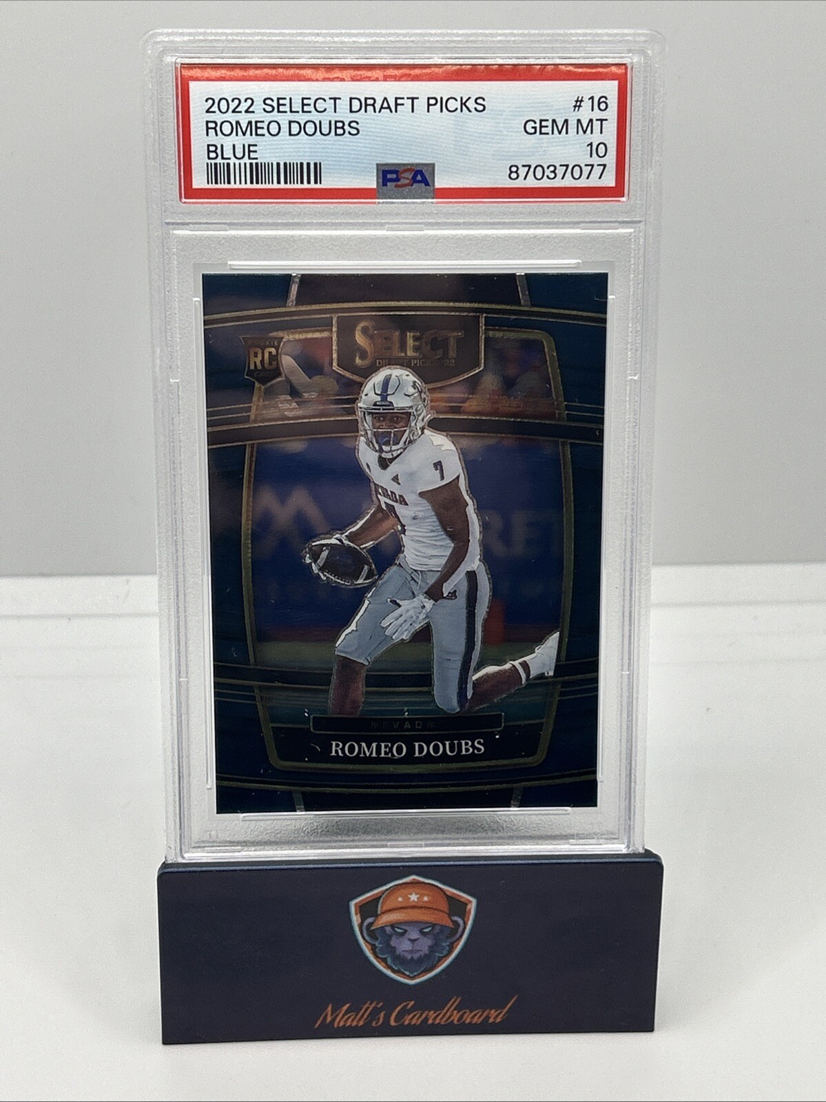 Romeo Doubs Panini Select Draft Picks #16 Blue