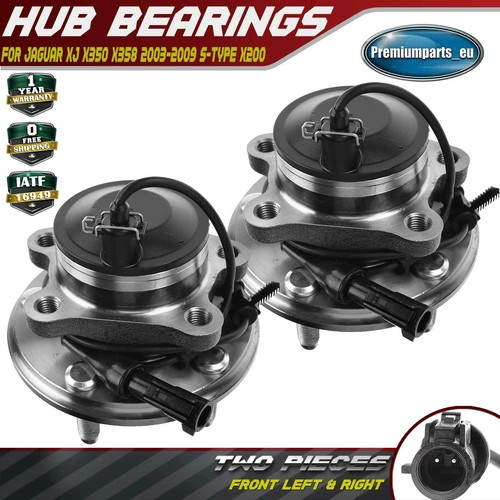 2x Wheel Bearing Hubs Front for Jaguar XJ X350 X358 0309 SType X200 C2C19585 eBay