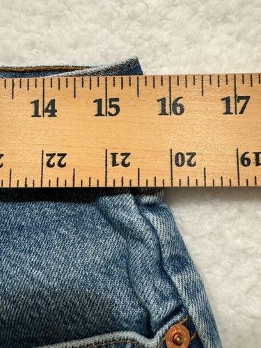 Vintage Levis 618 Jeans Mens 32X34 Blue Made in Belgium 90s Grunge Orange Tab - Picture 21 of 23