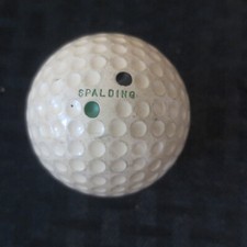 Vintage Spalding Kro Flite Green/Black dot golf Ball