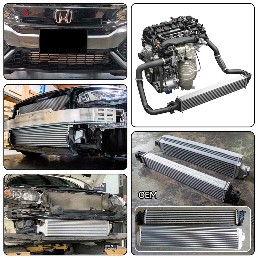PLM Honda 16-21 Civic FC 1.5t Turbo & Si Bolt-On Intercooler Kit V2 main image 0