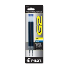 Pilot G2 Gel Pen Refills in Blue - Fine Point - NEW - P77241 - Made in Japan