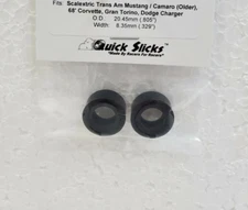 Quick Slicks SC02XF Silicone Tires for Scalextric Trans Am.. 1:32 Slot Car Parts
