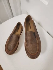 NWOB RANK•45 Amberlin Textured Print Leather Pullon Casual Shoes Size 7.5 
