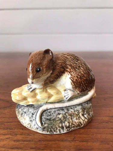 Rare Vintage Beswick Porcelain Harvest Mouse Figurine Made In England Model 3397