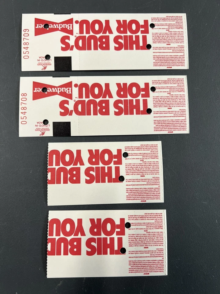 Ticket Lot of 4: 5/17/1991 SF Giants vs. Montreal Expos HOF Larry Walker GW HR - Image 2 of 3