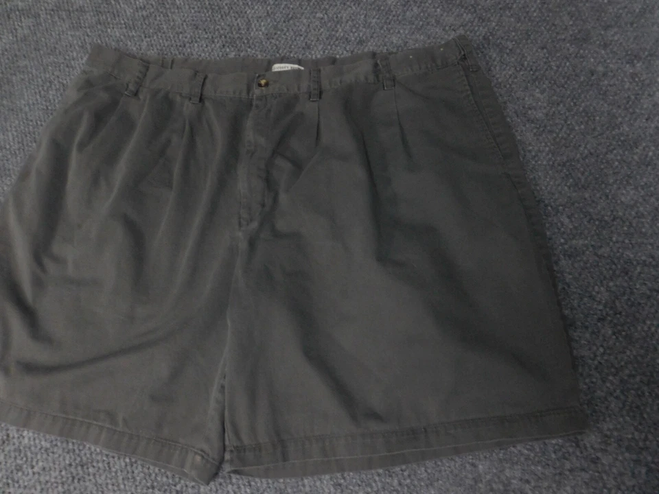 Pantalones Cortos Geoffrey Beene Para Hombre 48 Gris Regular Chino Recto Foto 3 de 4