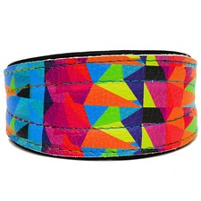 Levriero Lurcher Whippet Vera Pelle Collare per Cane Cucciolo Multicolore