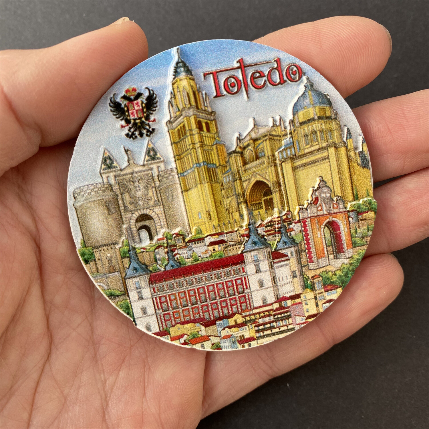 Toledo Spain Tourism Travel Gift Souvenir 3D Resin Refrigerator Fridge