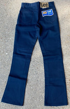 Lee Jeans Boys Rider 1980's Poly Cotton Straight Leg 27w X 29 1/2L Talon New