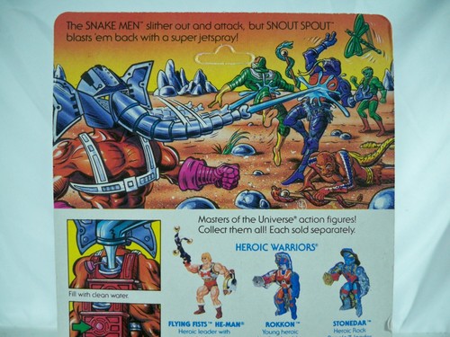 K24i05742 SNOUT SPOUT MOC MINT ON SEALED CARD HE-MAN 1985 MOTU VINTAGE FIGURE - Picture 7 of 18