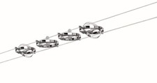 Paulmann Seilsystem Cardan Chrom mit 4 Spots, max. 10W GU5,3