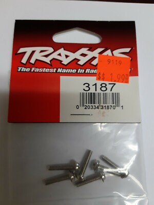 Traxxas Motorschrauben 3x8 Mm (6 Stück) – Ersatzschrauben Für RC-Modelle, TRX3185
