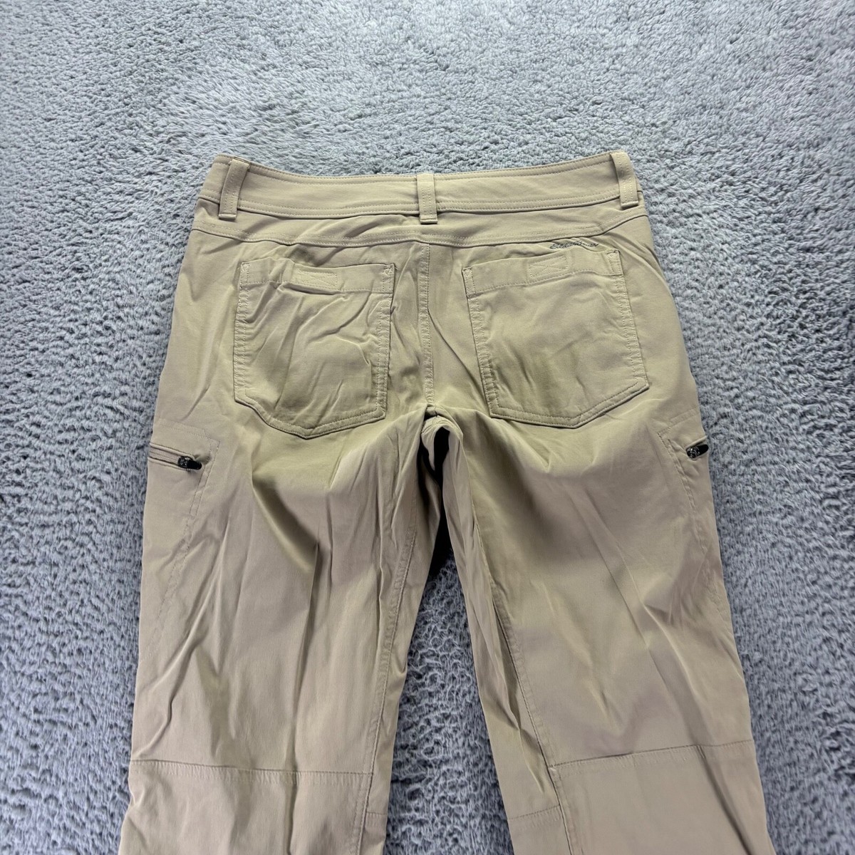 Pantalon en toile extensible à chevilles élastiquées homme