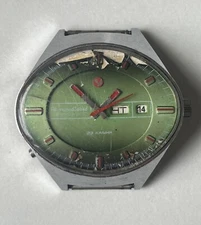 Chaika Stadium 1980 USSR Watch / Green Dial Men’s 45mm Olympic Automatic