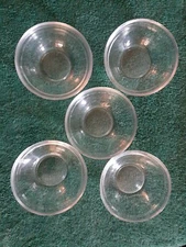 CUSTARD CUPS set of 5 UNBRANDED 