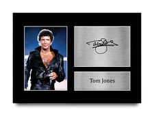 Tom Jones Signed Printed Autograph A4 Photo Display Wall Art Gift For a Pop Fan