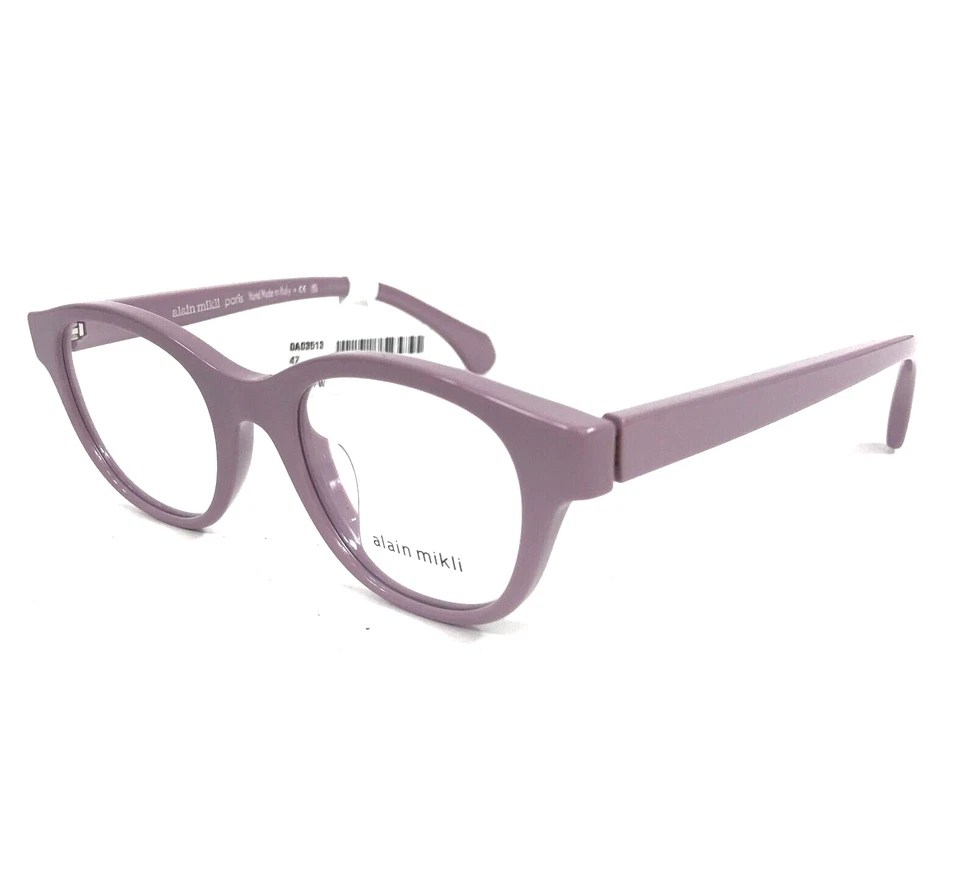 Monturas de gafas Alain Mikli A03513 004 rosa pastel borde completo redondo 47-20-145 Foto 4 de 4