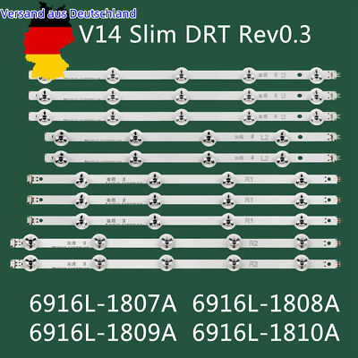 LED-Streifen Für TX-42AS650 TX-42AS650E 42AS650B X-42AS740B  V14 Slim DRT Rev0.3