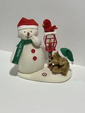 Hallmark 2013 Jingle Pals MERRY CAROLERS TRIO Snowman Light Sound Motion VIDEO