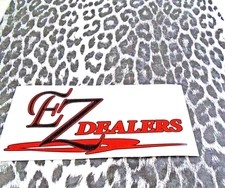 Vintage Arctic Cat Seat Vinyl White Leopard Panther Puma King Kat Kitty Cat