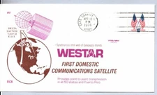 WESTAR FIRST DOMESTIC COMMUNICATIONS SATELLITE DELTA ROCKET LAUNCH 4/13/1974