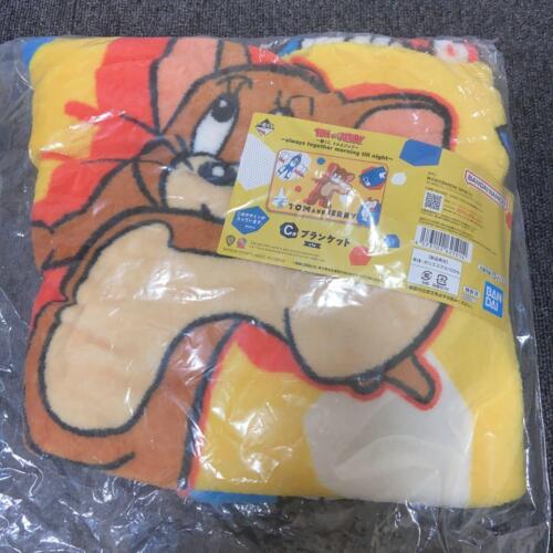 RARE Tom & Jerry always together morning till night Blanket Kuji C from japan - Picture 1 of 1