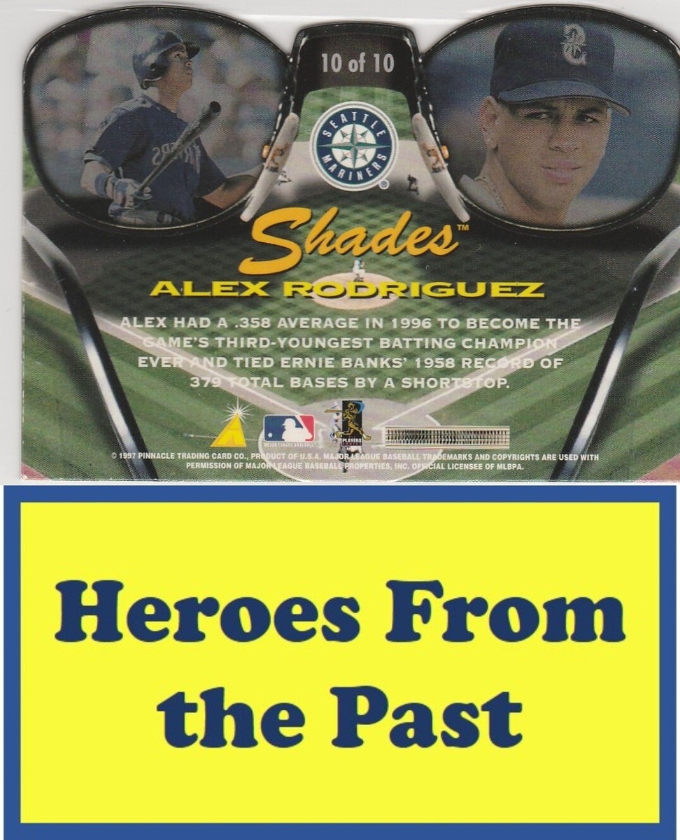 1997 Pinnacle Shades #10 Alex Rodriguez 053-C | eBay