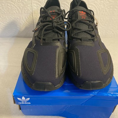 Adidas Mens ZX 2K Boost FX7038 Lace Up Low Top Black Running Shoes Size 12  New 194812653704 | eBay