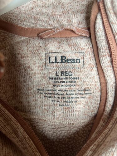 L.L.Bean Sweater Fleece Full-Zip Jacket Large Regular - Picture 2 of 5