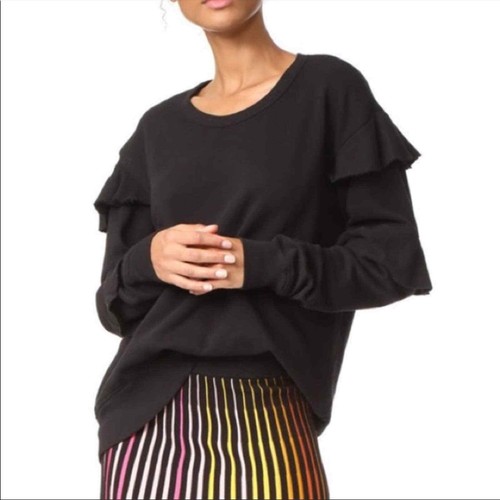 Wilt Size S Raw Ruffle Cold Shoulder 