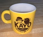 Vintage Promotional 50s Kayo Hot Chocolate Coffee Hazel Altas Milk Glass Mug Cup