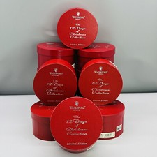 Waterford Crystal Twelve Days of Christmas Bell Ornaments - Complete set of 12