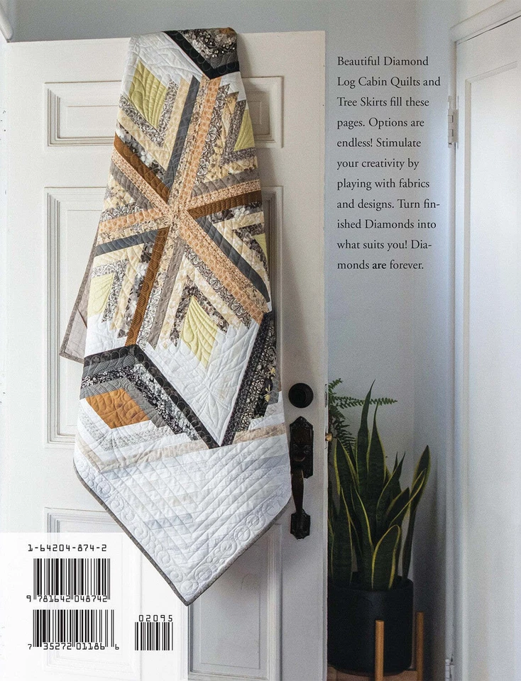 Diamond Log Cabin Quilts and Tree Skirt Pattern Book by Eleanor Burns for Quilt - Image 2 of 4