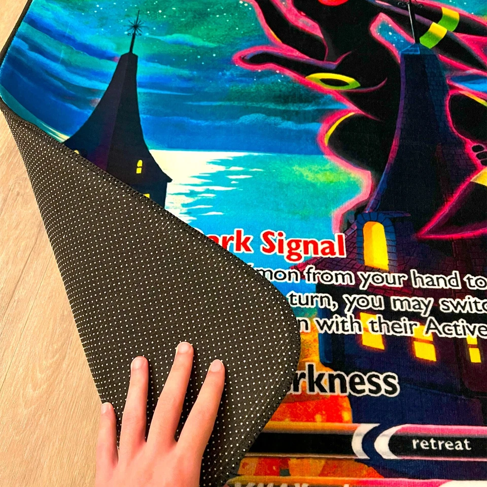 Alfombra de anime Pokemon Umbreon Vmax alfombra de poliéster suave Foto 4 de 4