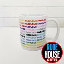 FABULOUS mug novelty funny Rude crude 11oz gift word cup tea present coffee BN