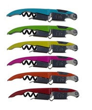 Coutale Innovation Pocket Double Lever Sommelier Corkscrew Various Colours