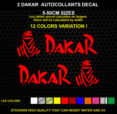 Zorkee stickers compatible for Dakar decoration