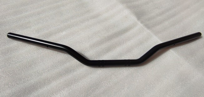 Guidon adaptable type origine pour Kawasaki Z1000 de 2007 à 2014 noir en aluminium
