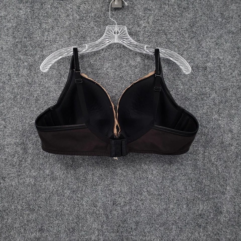 Sujetador Cacique Mujer 44C Negro Push Up Floral Encaje Sumergible Lencería con Aros Foto 2 de 4