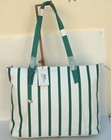 Radley Wood Street Stripe Large Zip Top Tote Bag Beach BNWT