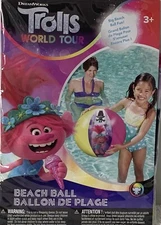 Dreamworks Trolls  World Tour Swim Inflatable Beach Ball