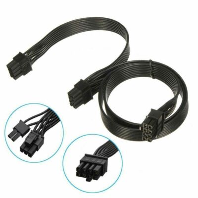8 Pin to DUAL 8 (6+2) PCIE GPU Cable for EVGA Modular Power Supply from USA
